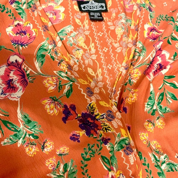 Boho KIMONO in Rust Floral - Picture 11 of 11